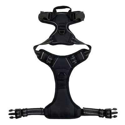 Reflective Nylon Chest and Back Harness for Dogs