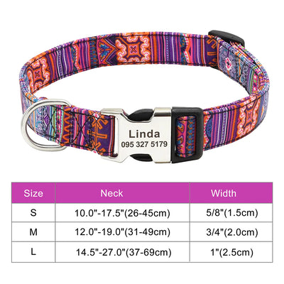 Adjustable Nylon Dog and Cat Collar