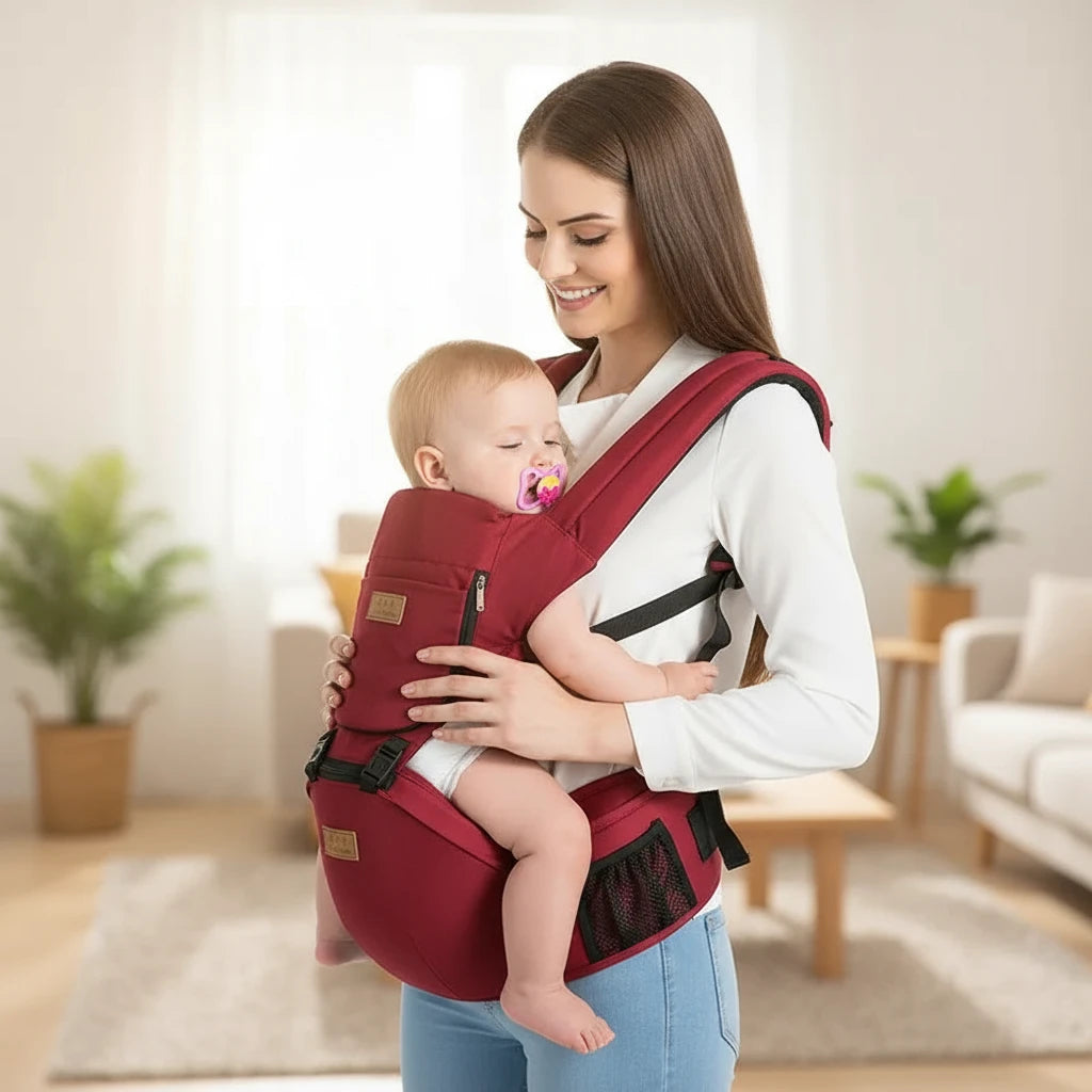 Breathable Baby Carrier Waist Stool - All-Season Use