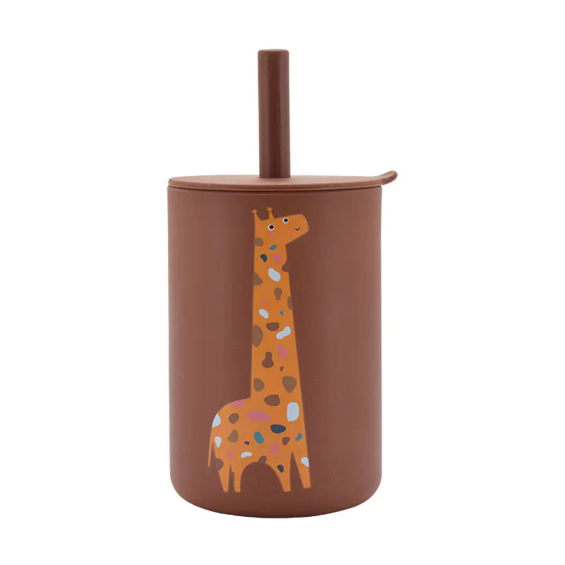 Leak-proof Silicone Children's Drinking Cup for Baby