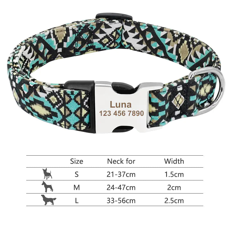 Adjustable Nylon Dog and Cat Collar