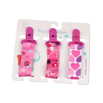 Cartoon Pattern Baby Pacifier Teether Pack of Three