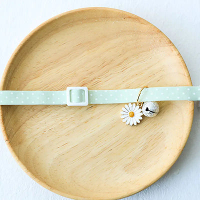 Cute Cat Dog Collar with Silver Bell Anti-Lost Tag