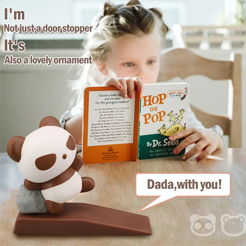 Cute Cartoon Anti-Pinch Door Stopper with Suction Bumper