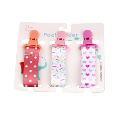 Cartoon Pattern Baby Pacifier Teether Pack of Three