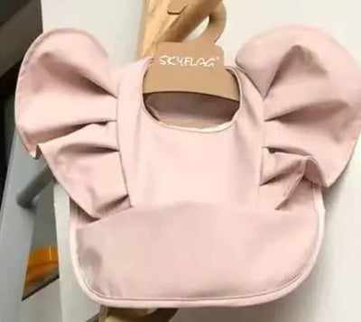 Baby Meal Pocket Waterproof Bib with Angel Wing Design