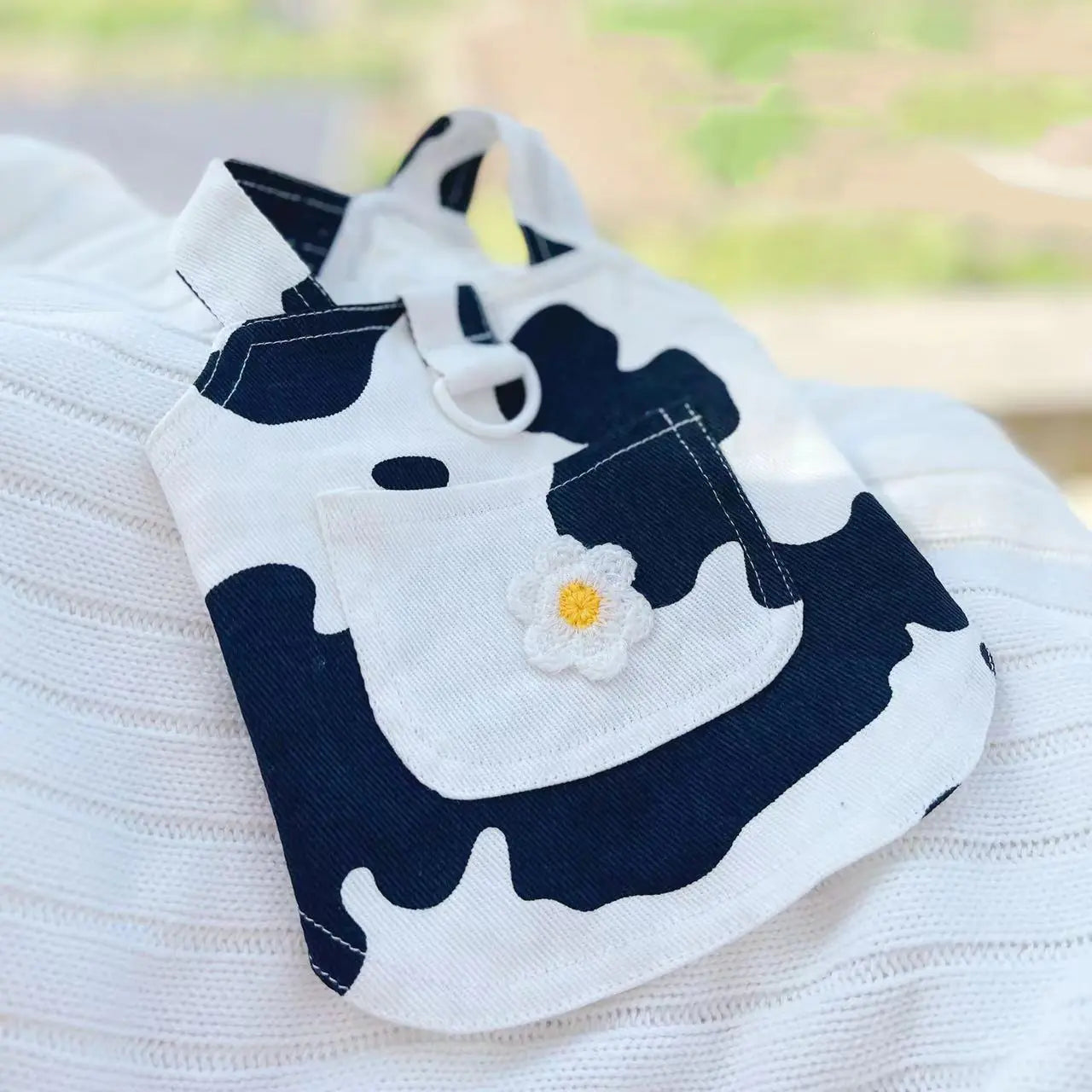 Cotton Denim Tank Top for Fashionable Pets