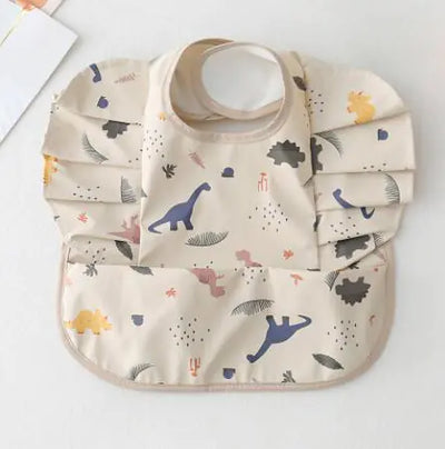 Baby Meal Pocket Waterproof Bib with Angel Wing Design
