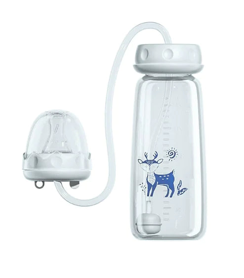 Hands-Free Baby Feeding Bottle
