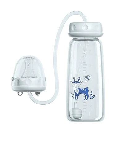 Hands-Free Baby Feeding Bottle