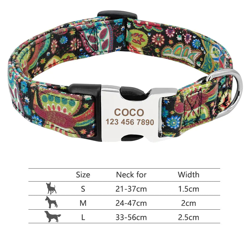 Adjustable Nylon Dog and Cat Collar