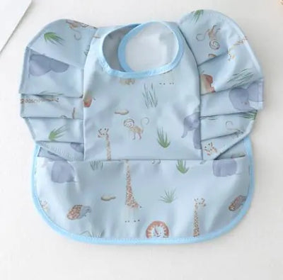 Baby Meal Pocket Waterproof Bib with Angel Wing Design