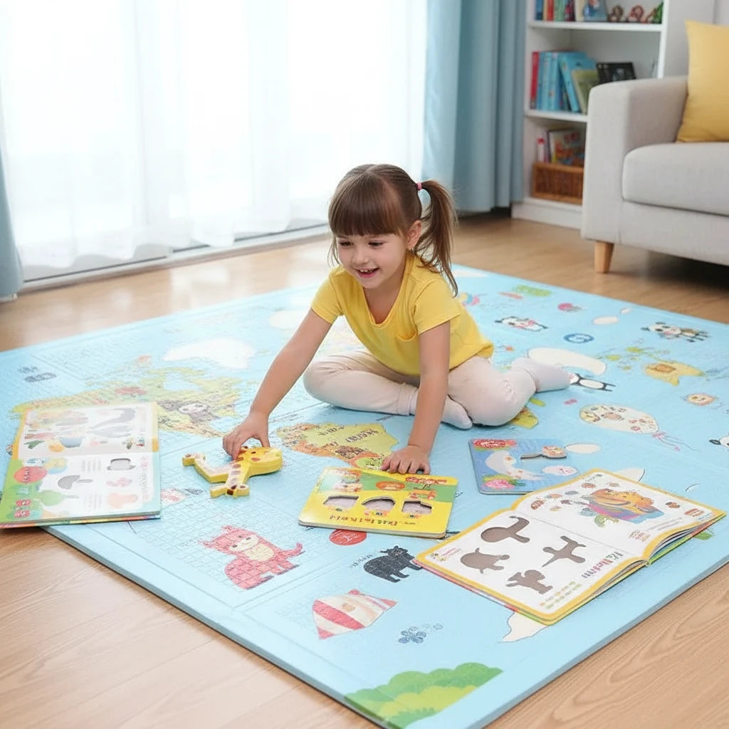 Thickened Cold Insulation Folding Baby Crawling Mat